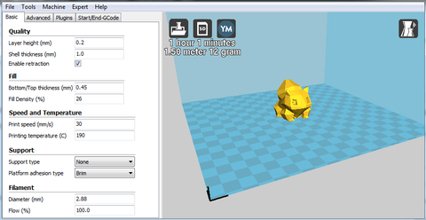 การตั้งค่า Slicer Setting เบื้องต้น